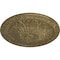 Ekena Millwork Alexa Ceiling Medallion (Fits Canopies up to 3"), 15"OD x 1 3/4"P, Mississippi Mud Crackle CM14AXMMC - alternate 2